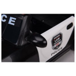 Elektrické autíčko - policajné - čierne